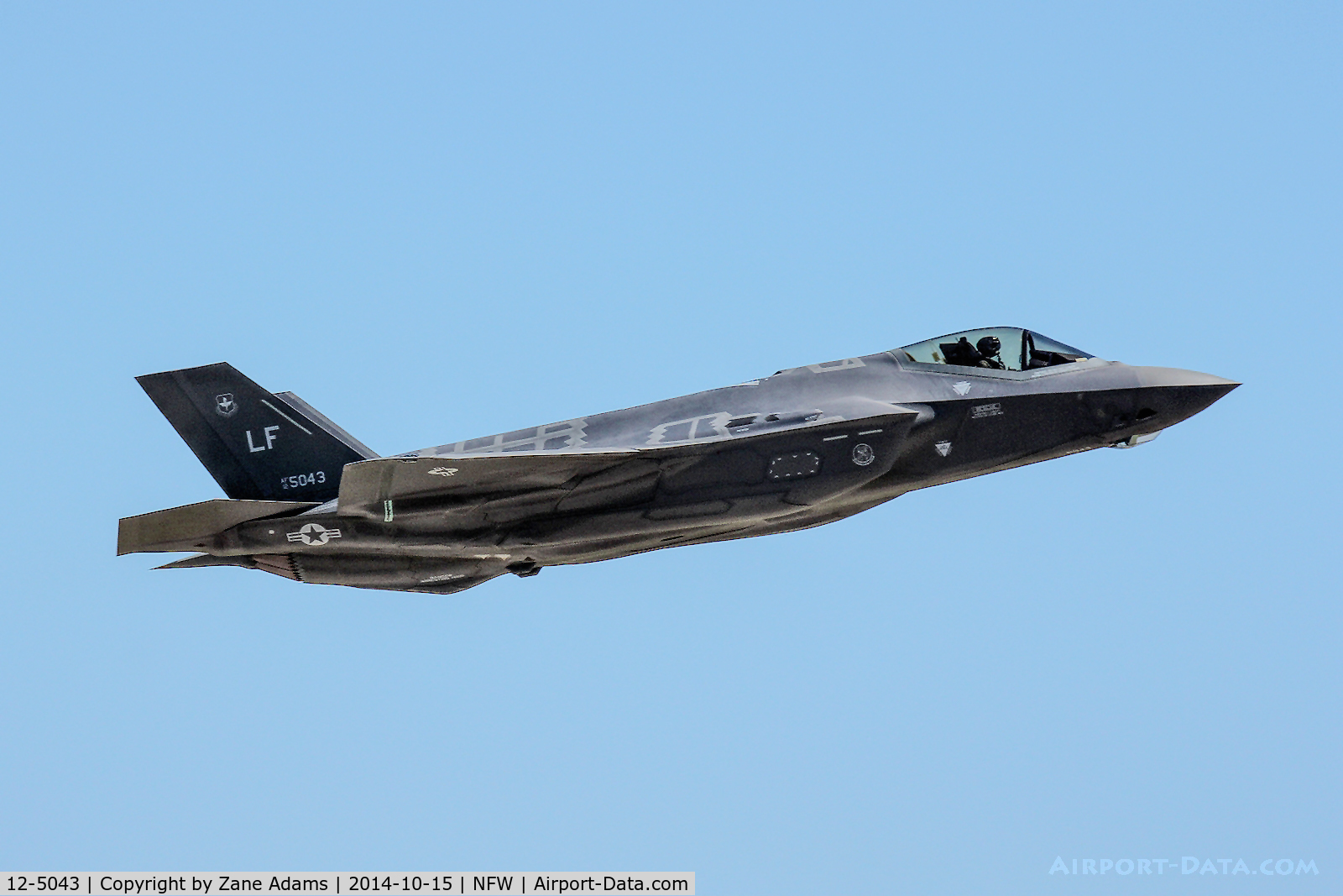 12-5043, 2014 Lockheed Martin F-35A Lightning II C/N AF-54, Departing NAS Fort Worth - Lockheed Martin Flight Test