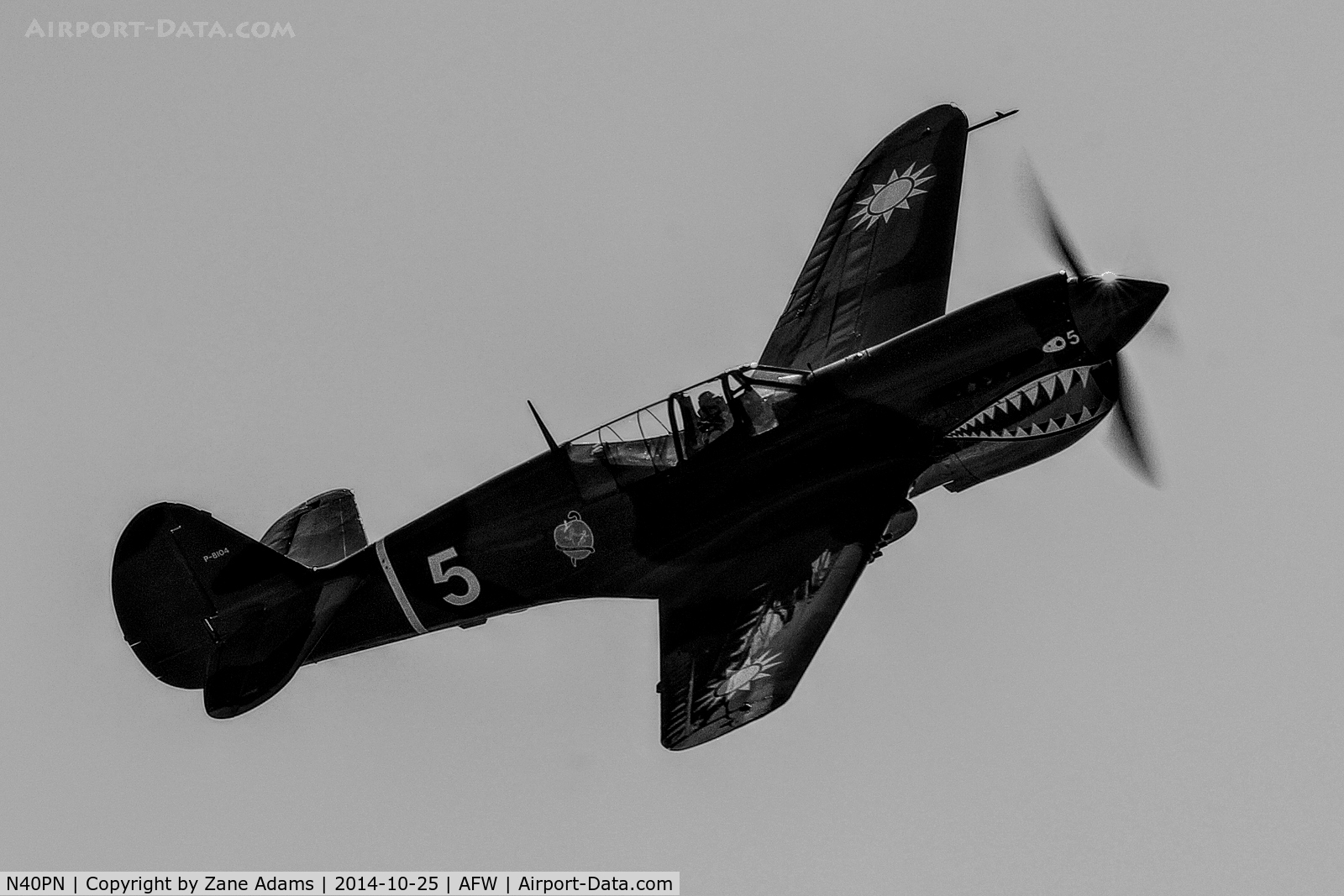 N40PN, 1944 Curtiss P-40N Warhawk C/N 33109, At the 2014 Alliance Airshow - Fort Worth, TX