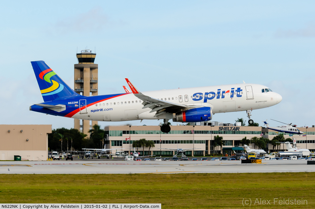 N622NK, 2013 Airbus A320-232 C/N 5804, Ft. Lauderdale