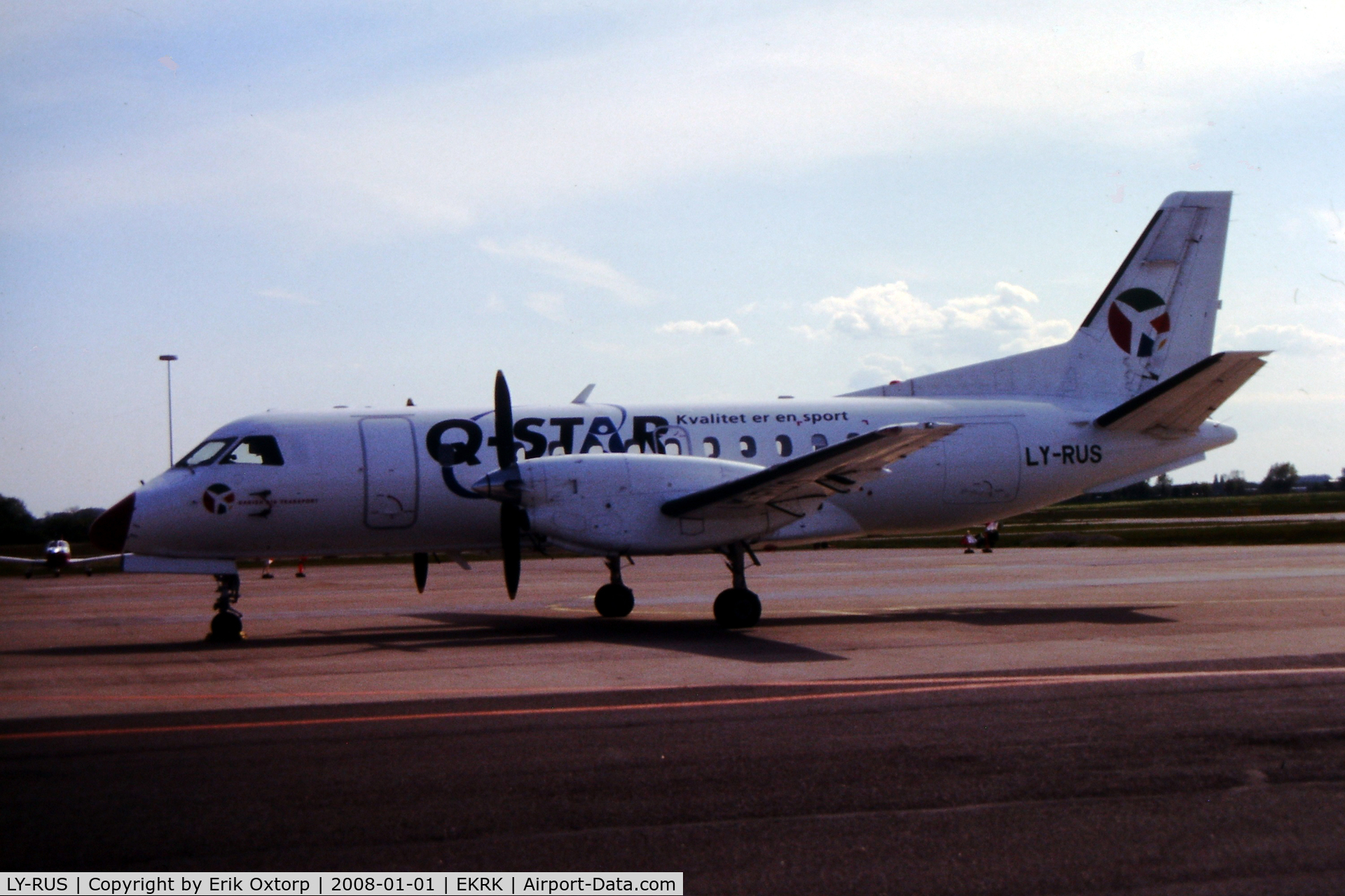 LY-RUS, 1985 Saab 340A C/N 340A-074, LY-RUS in RKE, MAY08