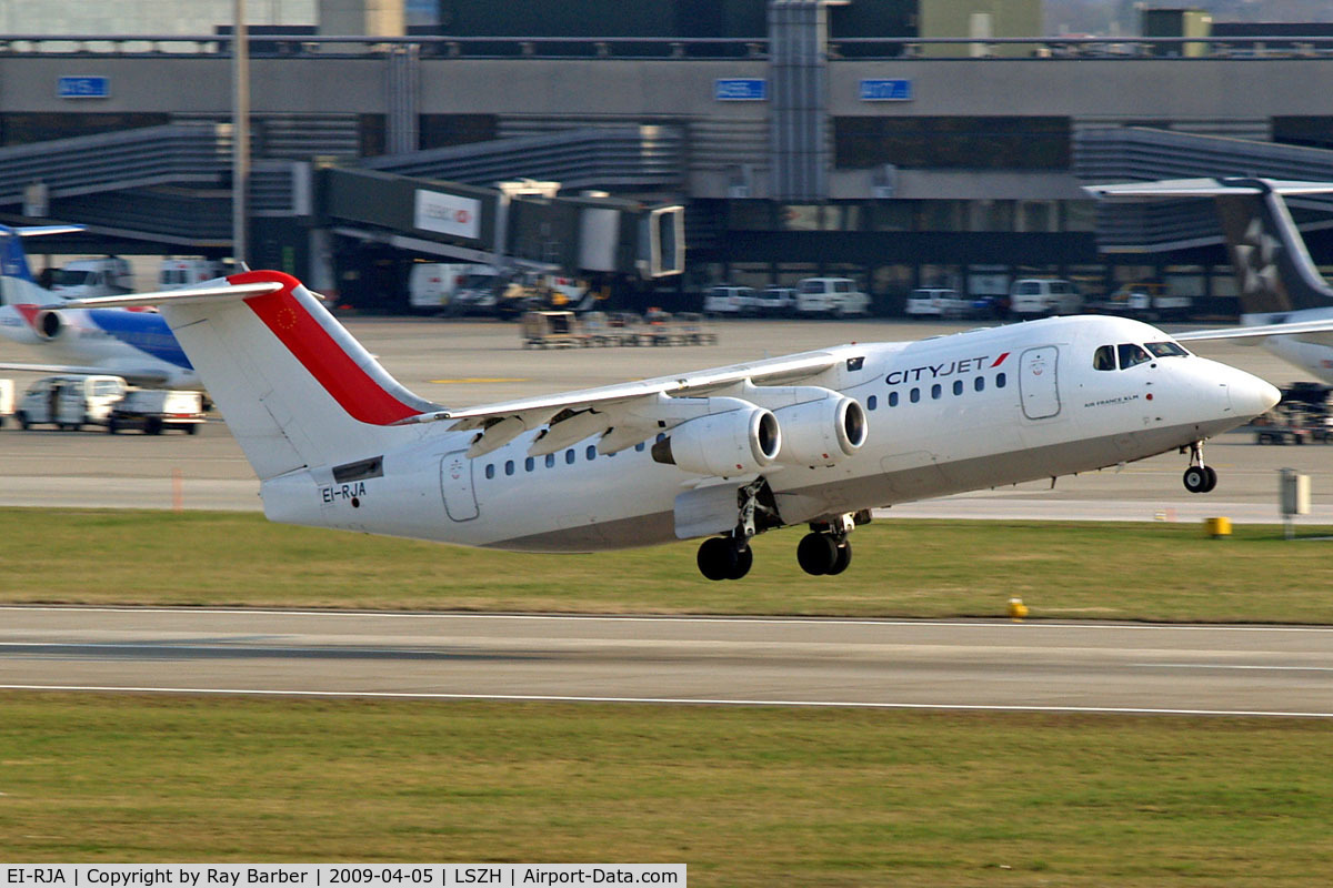EI-RJA, 1998 British Aerospace Avro 146-RJ85A C/N E2329, BAe 146-RJ85 [E2329] (Cityjet) Zurich~HB 05/04/2009