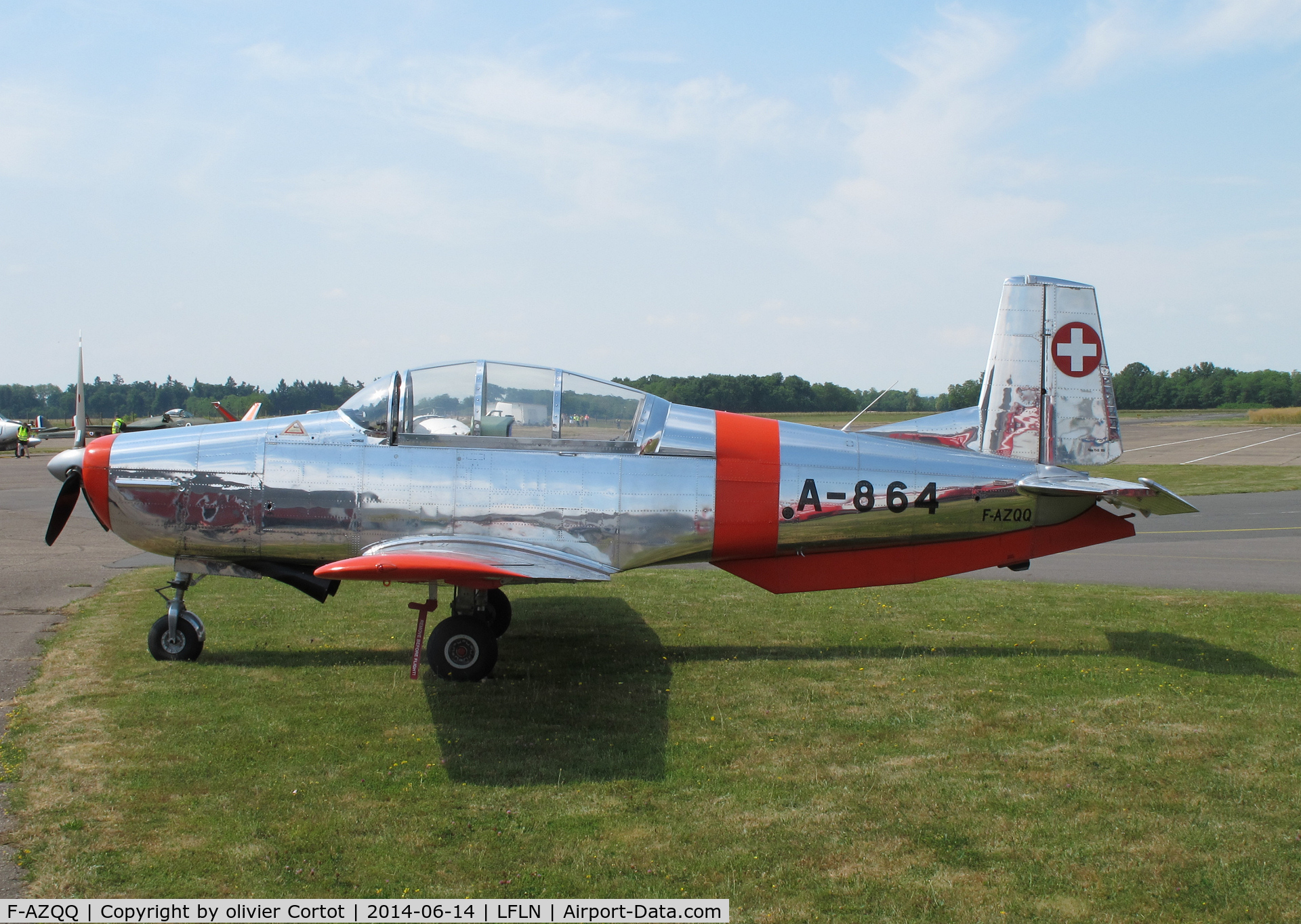 F-AZQQ, 1959 Pilatus P3-05 C/N 502-51, Saint Yan airshow