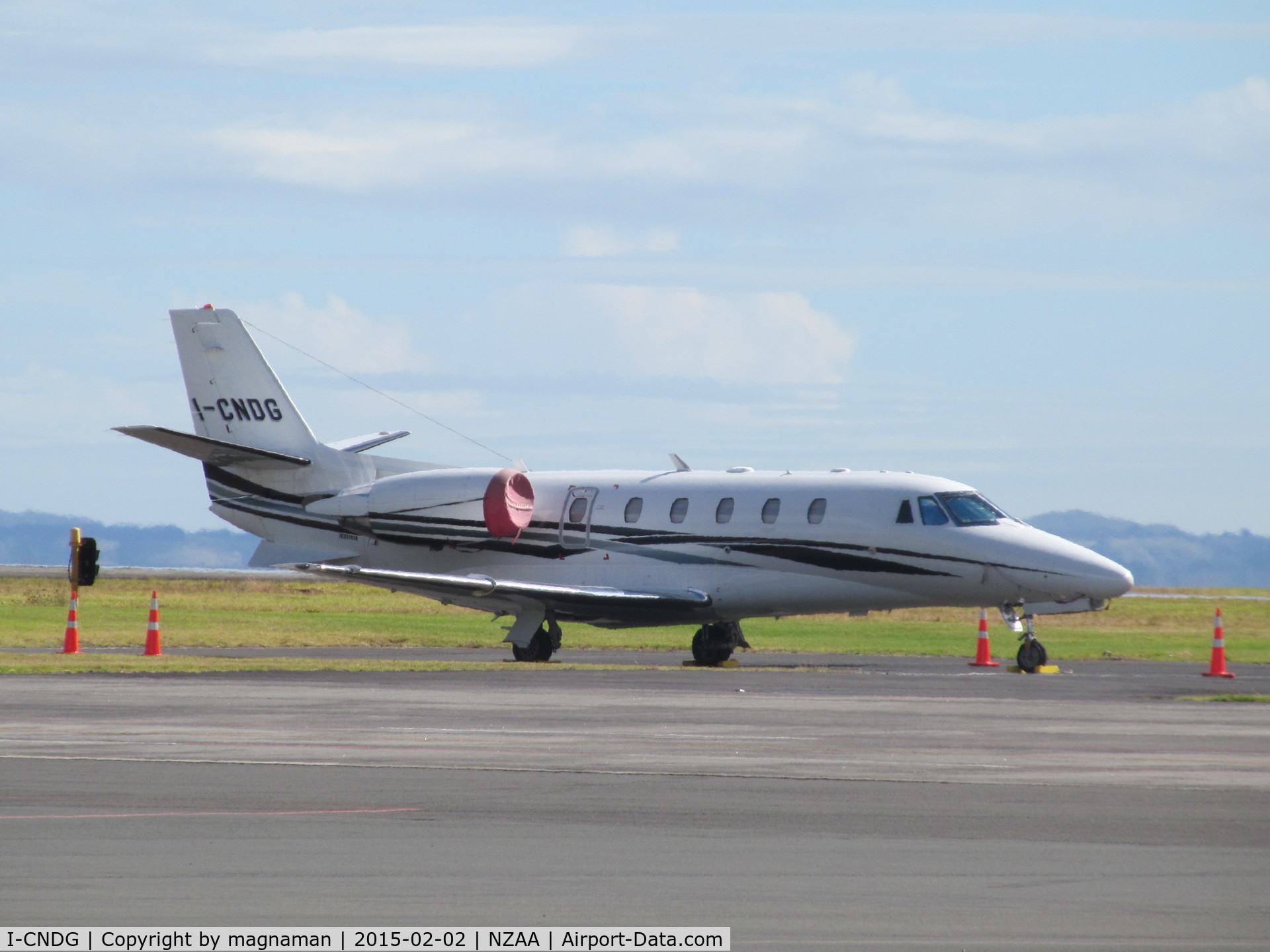 I-CNDG, 2009 Cessna 560XL Citation XLS+ C/N 560-6045, Nice visitor down under - arrived from Sydney today.