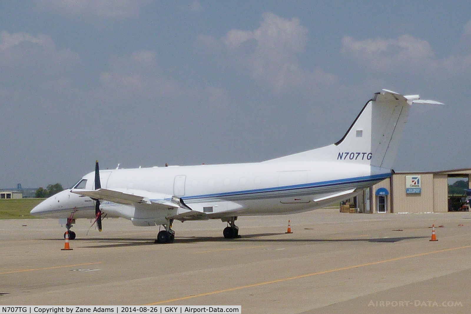 N707TG, 1990 Embraer EMB-120ER Brasilia C/N 120.182, At Arlington Municipal Airport