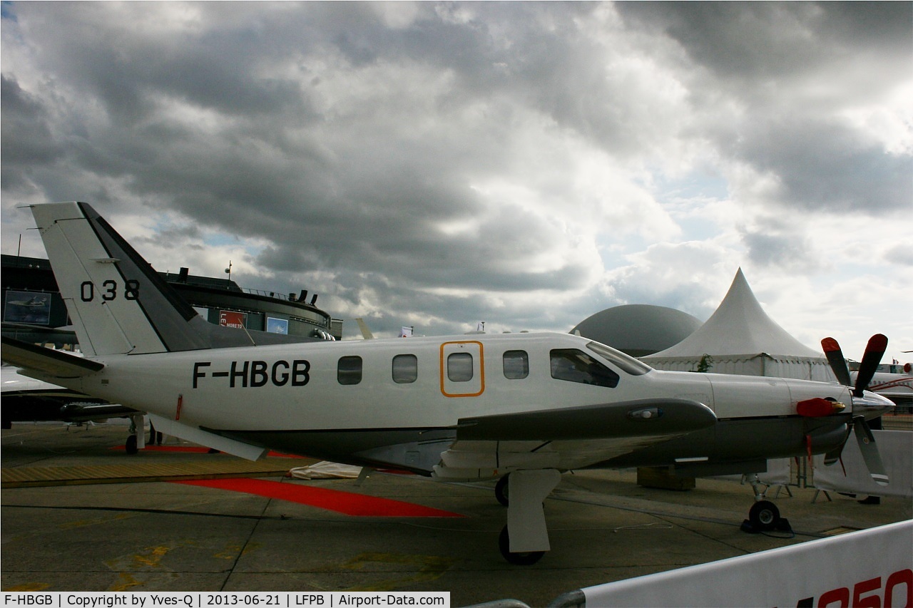 F-HBGB, 2001 Socata TBM-700 C/N 185, Socata TBM-700, Static display, Paris Le Bourget (LFPB-LBG) Air Show 2013