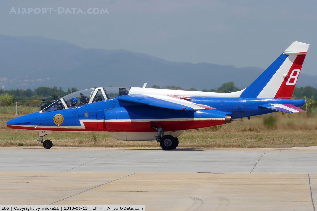 E95, Dassault-Dornier Alpha Jet E C/N E95, Taxiing