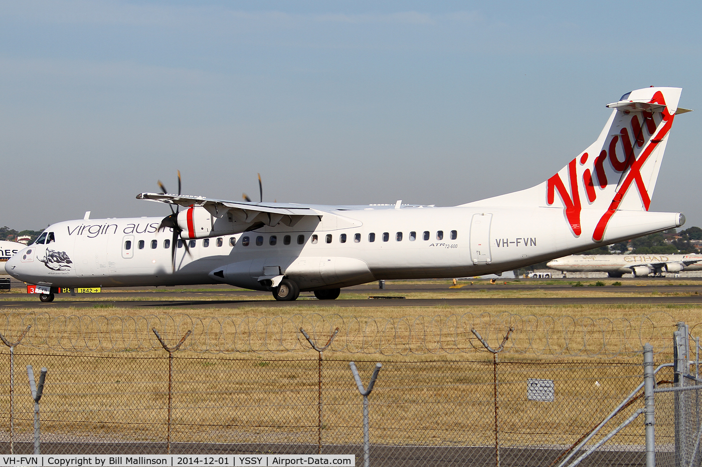 VH-FVN, 2012 ATR 72-212A C/N 1039, taxiing to 34R