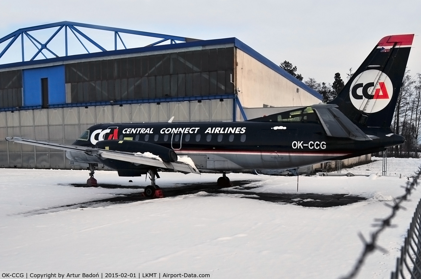 OK-CCG, 1988 Saab 340A C/N 340A-104, Central Connect Airlines