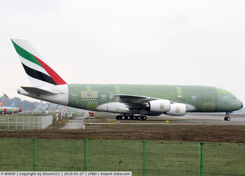 F-WWSF, 2015 Airbus A380-861 C/N 0182, C/n 0182 - For Emirates as A6-EOJ