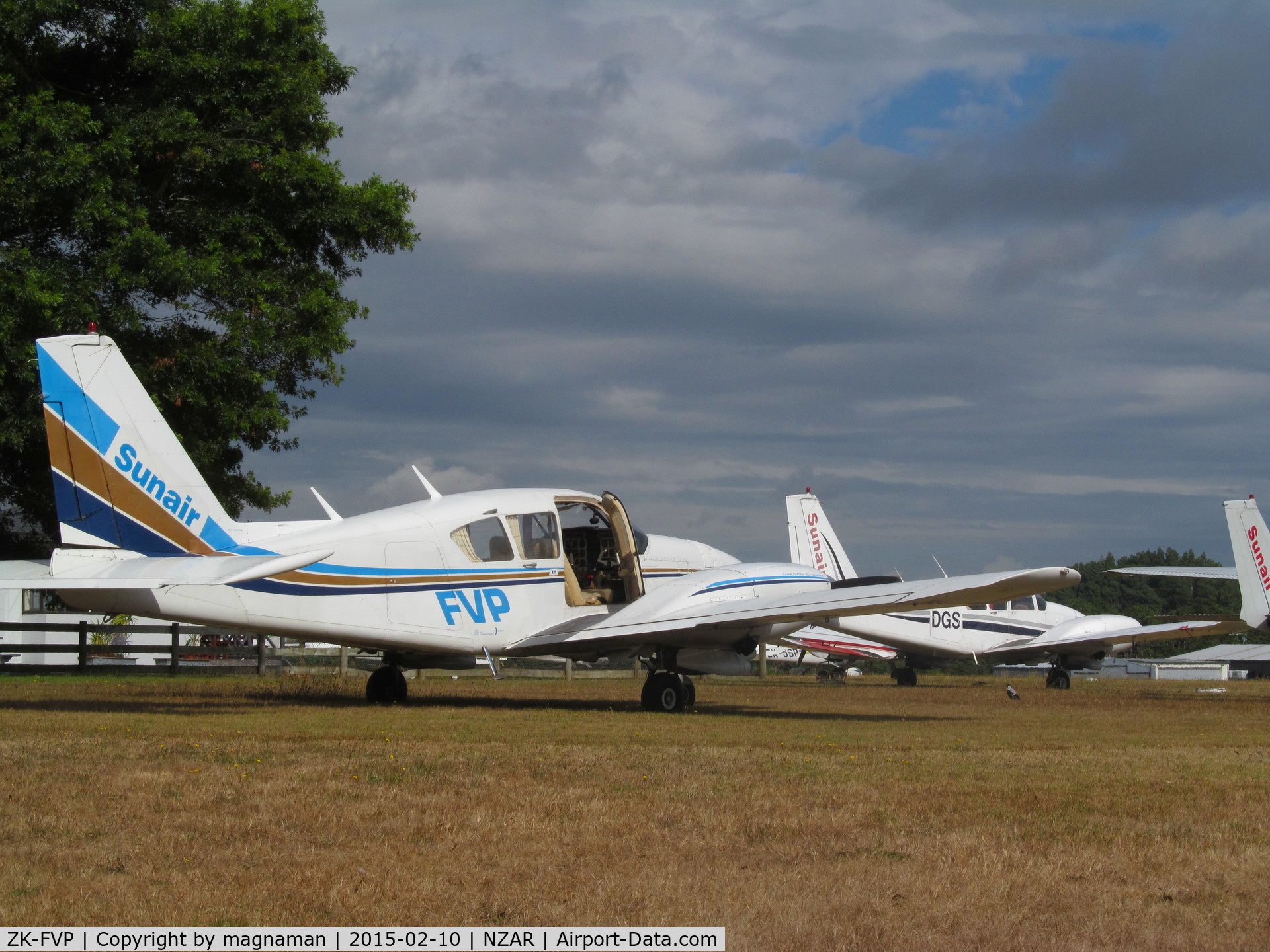 ZK-FVP, 1978 Piper PA-23-250 C/N 27-7854096, on of three sunair planes possibly now in temp storage at ardmore