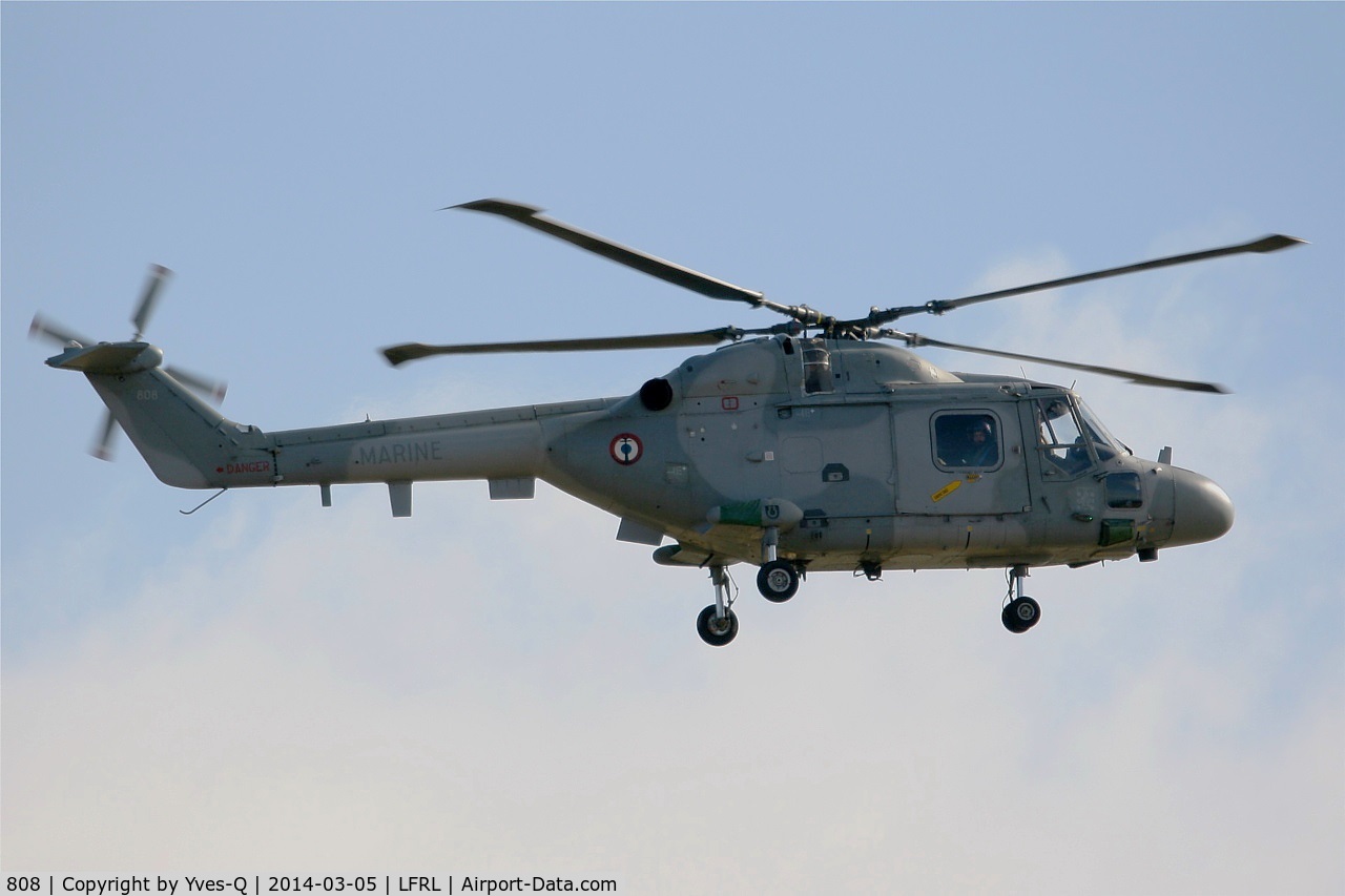 808, Westland Lynx HAS.4(FN) C/N 278, Westland WG-13 Lynx Mk.4, Lanvéoc-Poulmic Naval Air Base (LFRL)