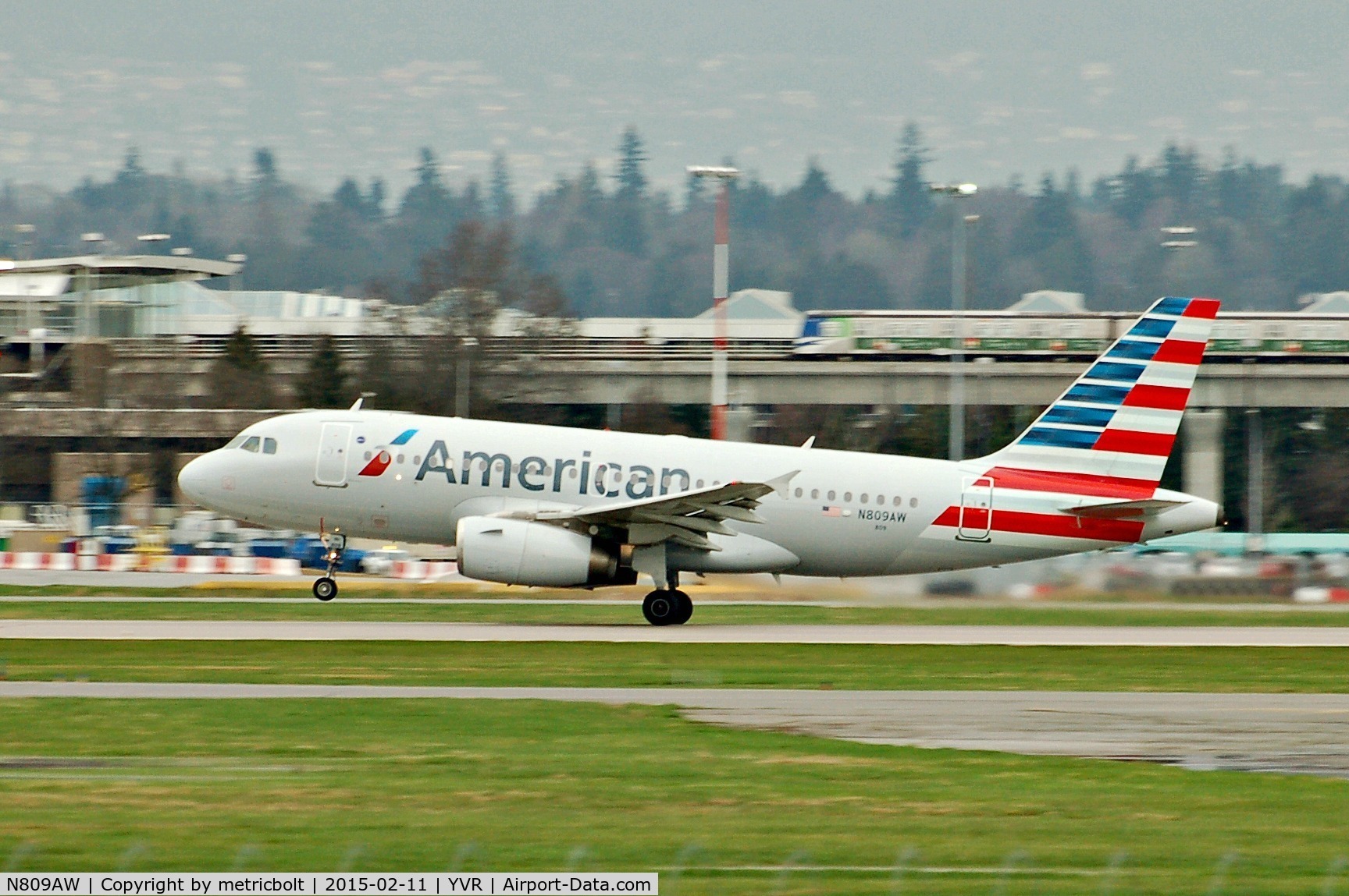 N809AW, 1999 Airbus A319-132 C/N 1111, Now in American livery,operating US418 to PHX