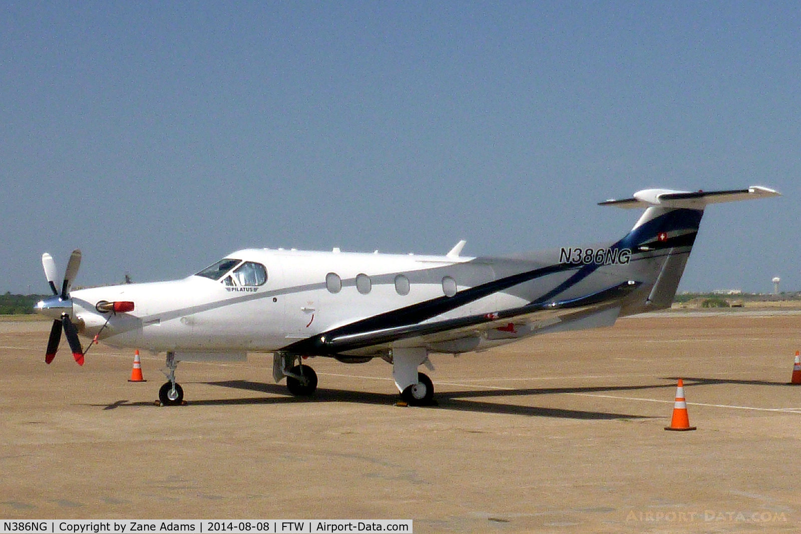 N386NG, 2012 Pilatus PC-12/47E C/N 1386, At Meacham Field - Fort Worth, TX