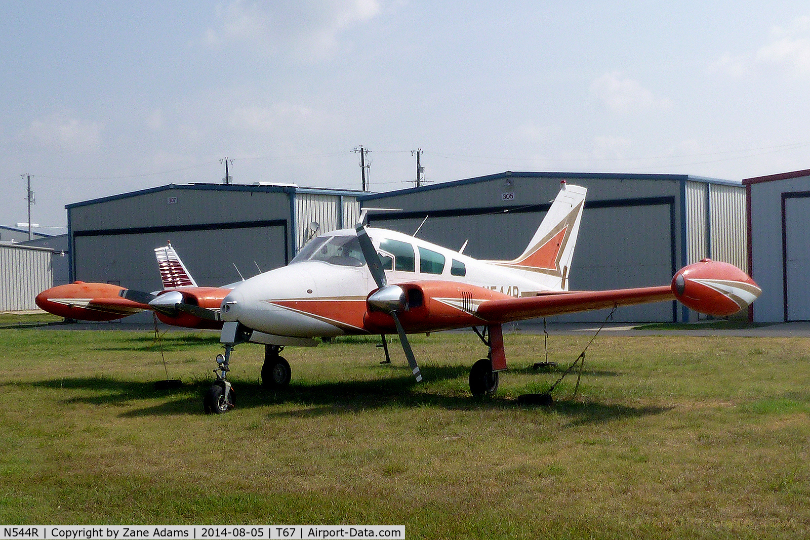 N544R, 1960 Cessna 310D C/N 39210, At Hicks Field - Fort Worth, TX