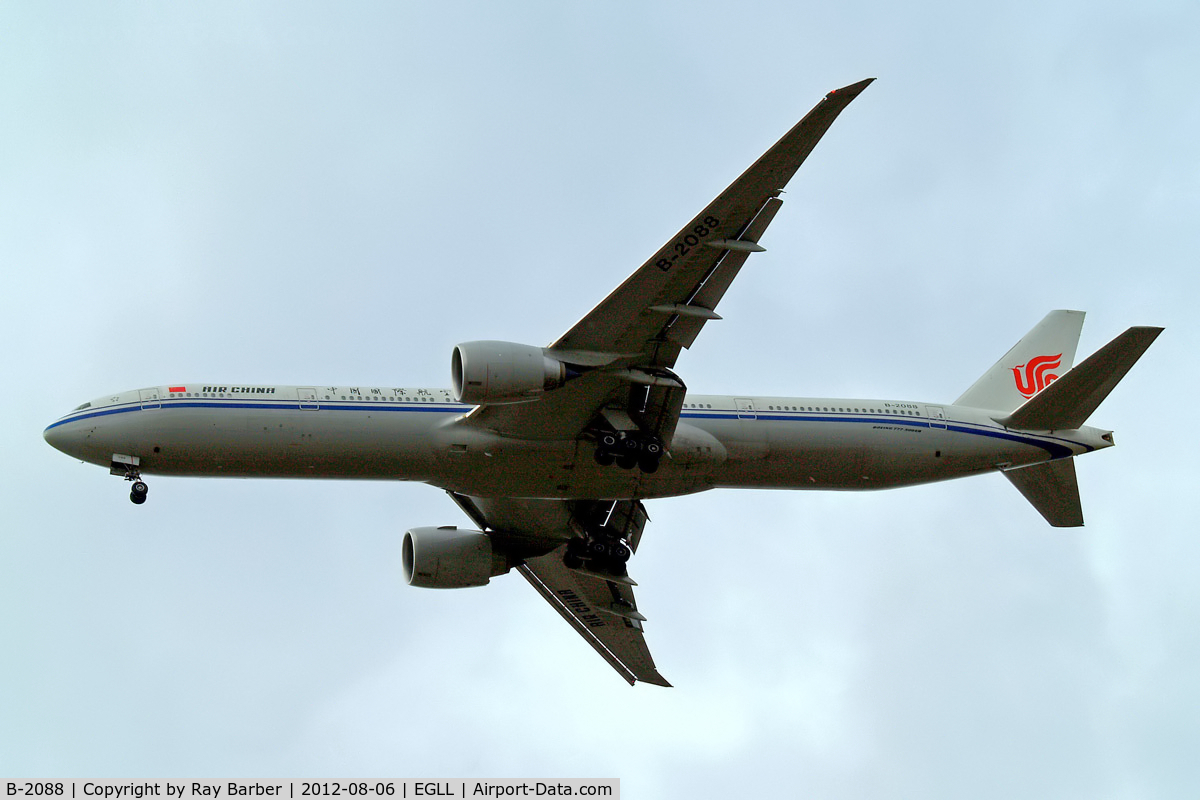 B-2088, 2011 Boeing 777-39L/ER C/N 38668, Boeing 777-39LER [38668] (Air China) Home~G 06/08/2012