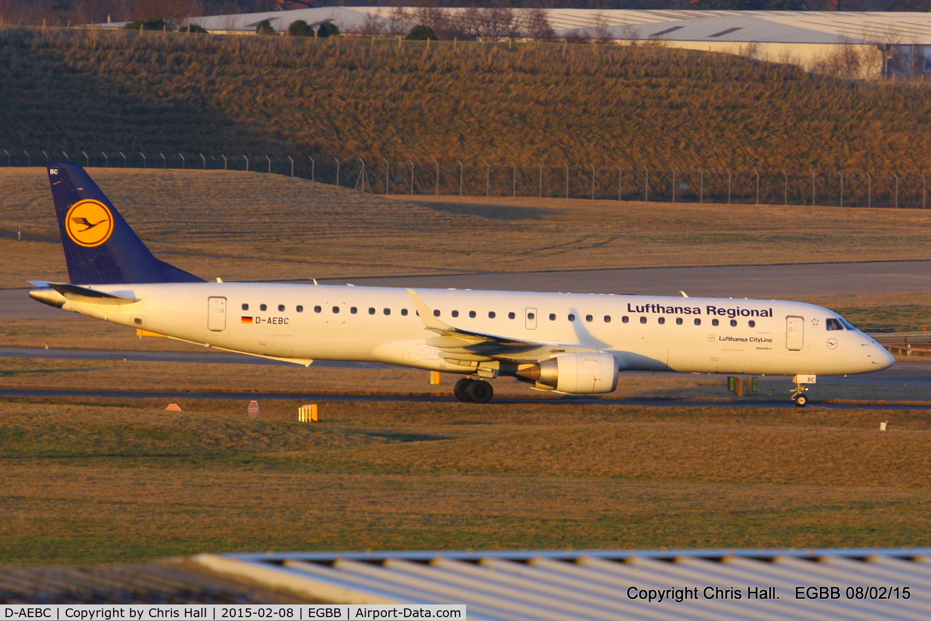 D-AEBC, 2009 Embraer 195LR (ERJ-190-200LR) C/N 19000320, Lufthansa CityLine