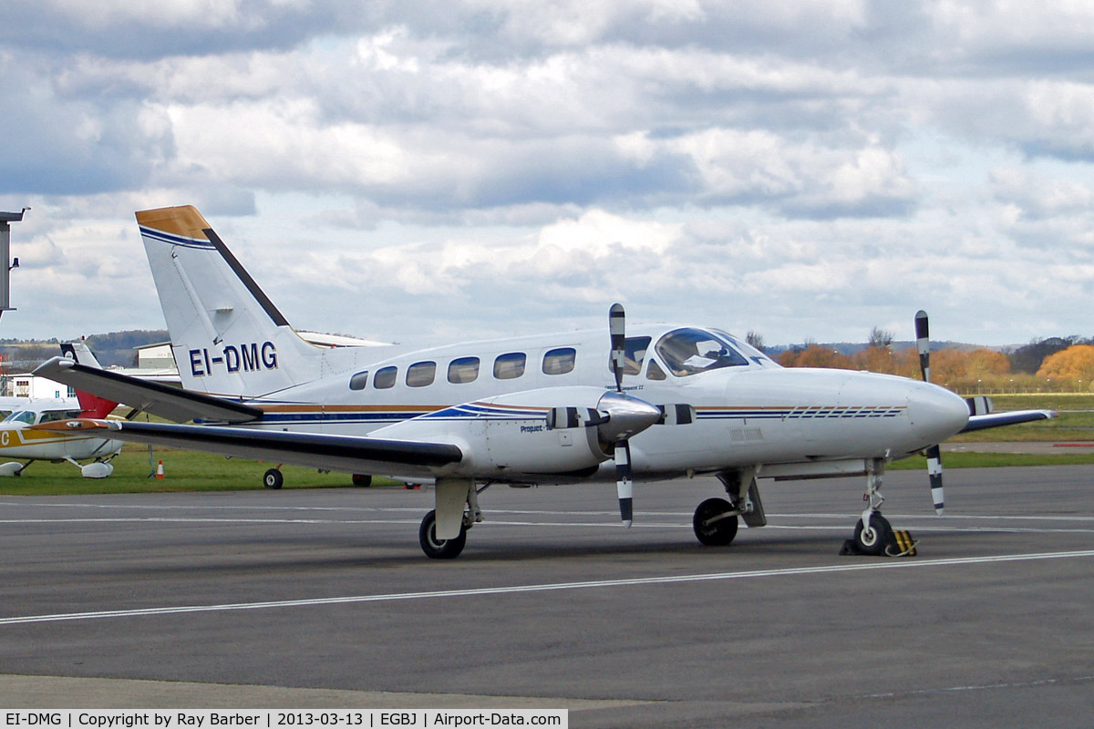 EI-DMG, 1980 Cessna 441 Conquest II C/N 441-0165, Cessna 441 Conquest II [441-0165] Staverton~G 13/03/2013