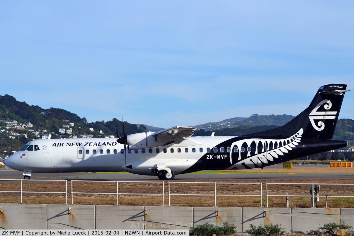 ZK-MVF, 2015 ATR 72-600 C/N 1228, At Wellington