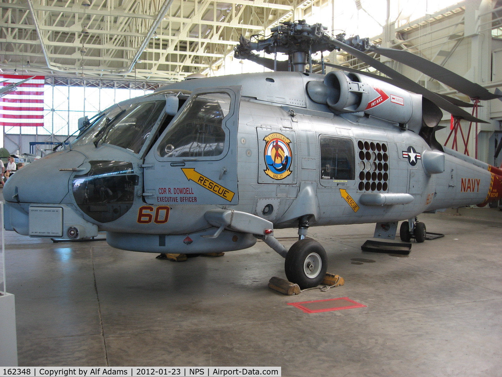 162348, Sikorsky SH-60B Seahawk C/N 70-0457, Displayed at the Pacific Aviation Museum, Honolulu, Hawaii in 2012.