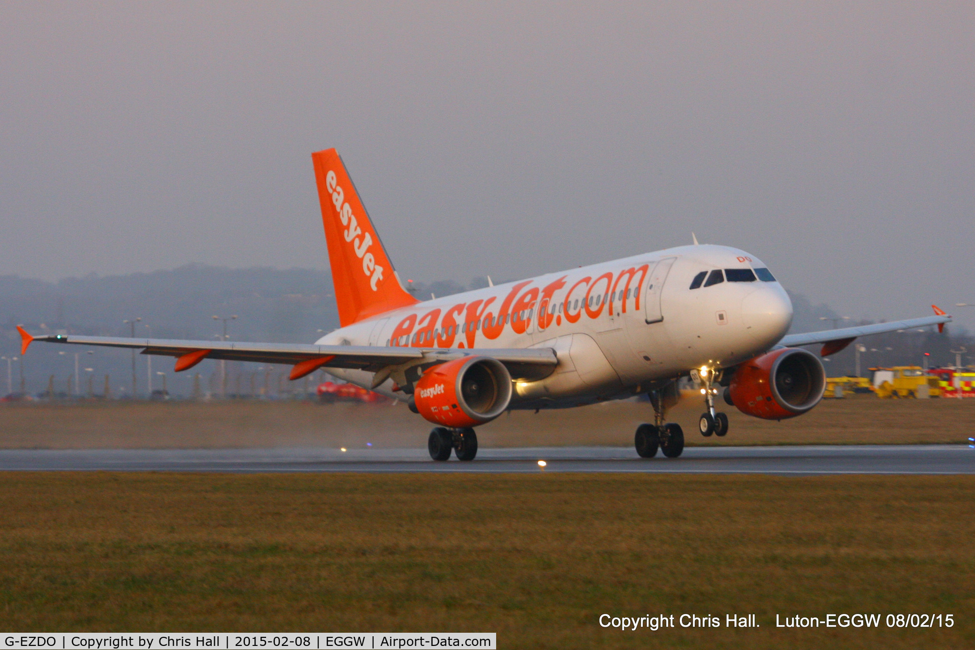 G-EZDO, 2008 Airbus A319-111 C/N 3634, easyJet