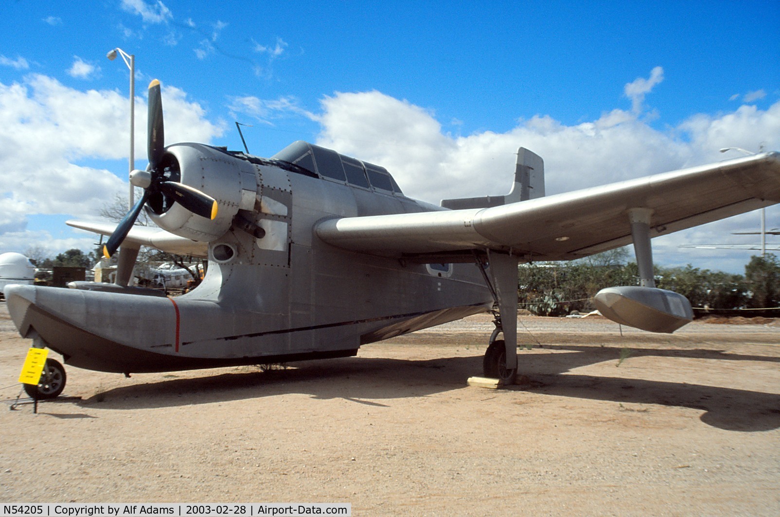 N54205, 1949 Columbia Aircraft XJL-1 C/N 31400, Displayed outside at Pima Air & Space Museum, Tucson, Arizona in 2003.