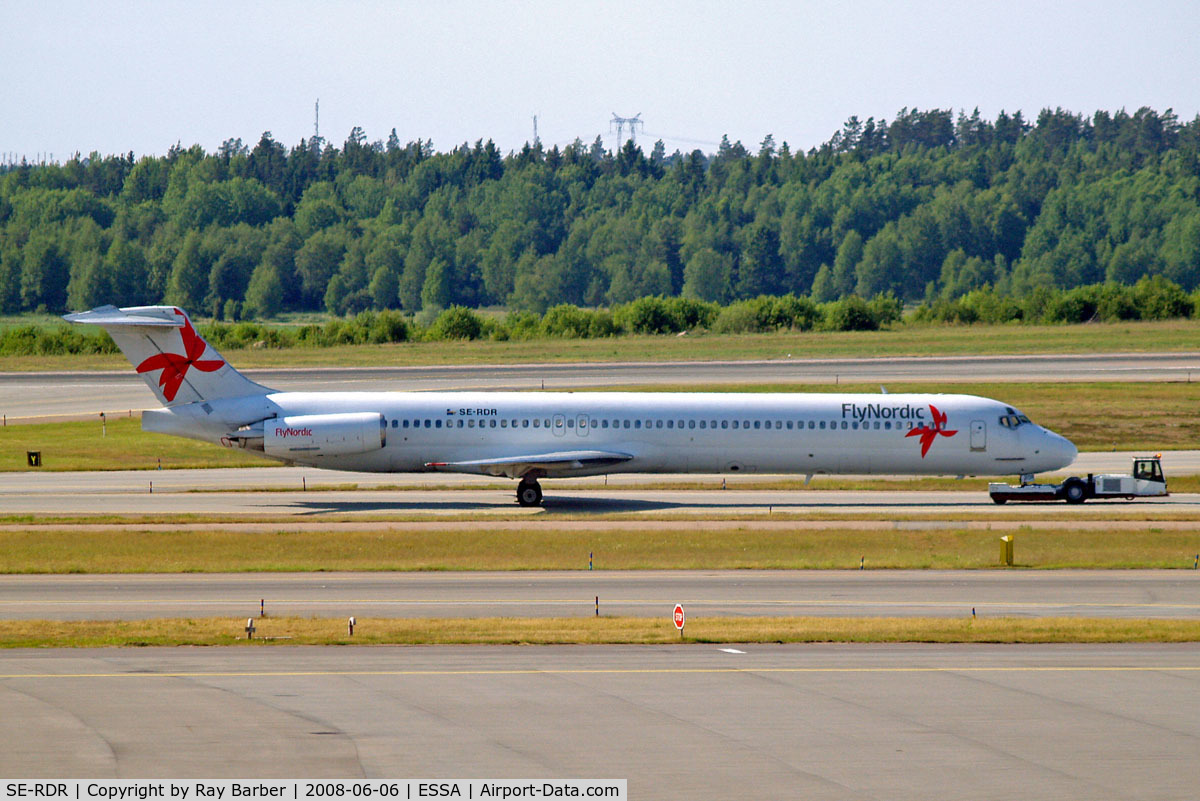 SE-RDR, 1980 McDonnell Douglas MD-82 (DC-9-82) C/N 49151/1088, McDonnell Douglas DC-9-82 [49151] (Nordic Airlink) Stockholm-Arlanda~SE 06/06/2008