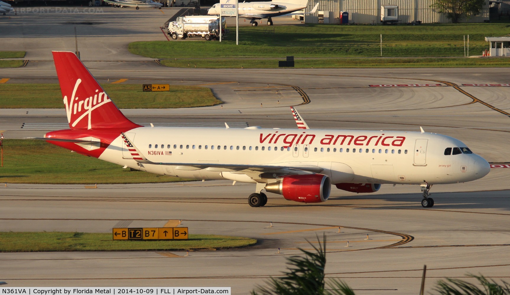 N361VA, 2013 Airbus A320-214 C/N 5515, Virgin America A320