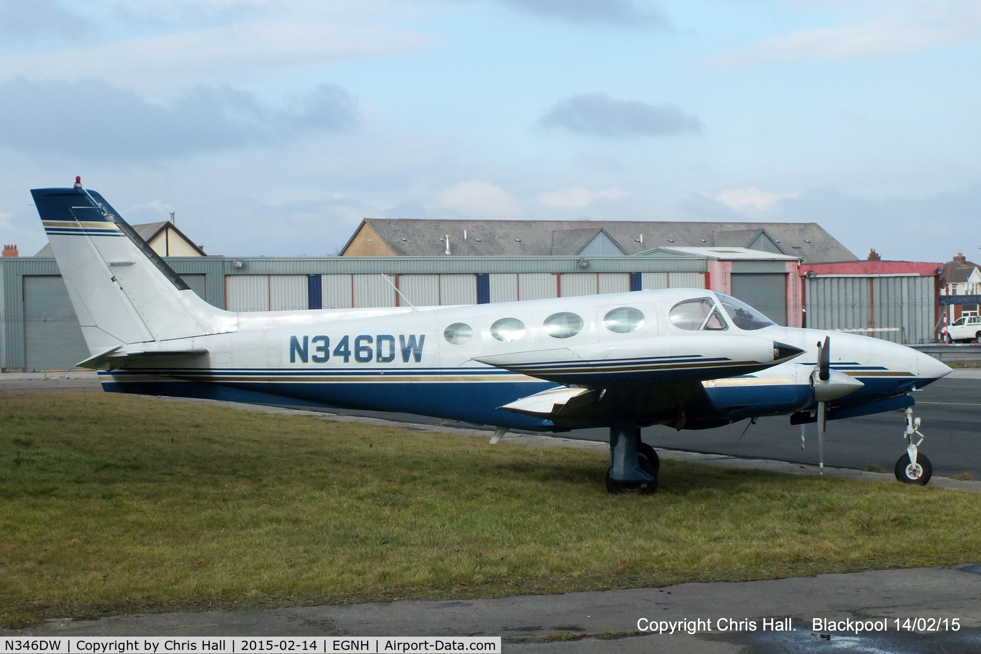 N346DW, Cessna 340A C/N 340A0742, visitor from Fairoaks