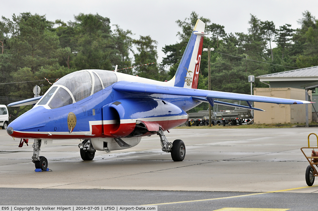E95, Dassault-Dornier Alpha Jet E C/N E95, at Nancy