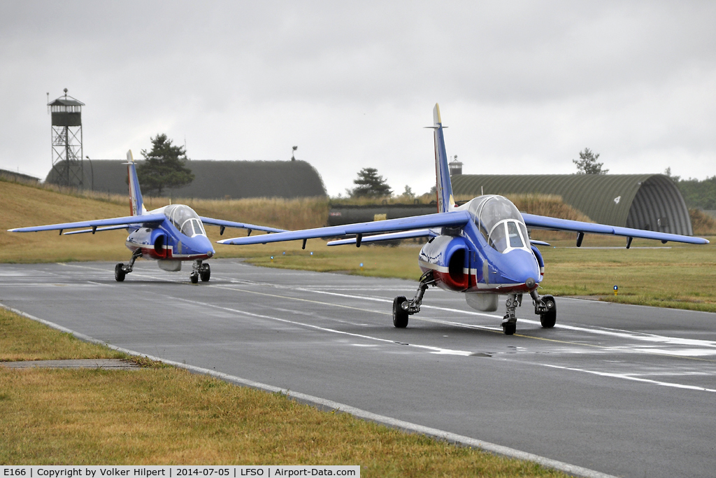 E166, Dassault-Dornier Alpha Jet E C/N E166, at Nancy