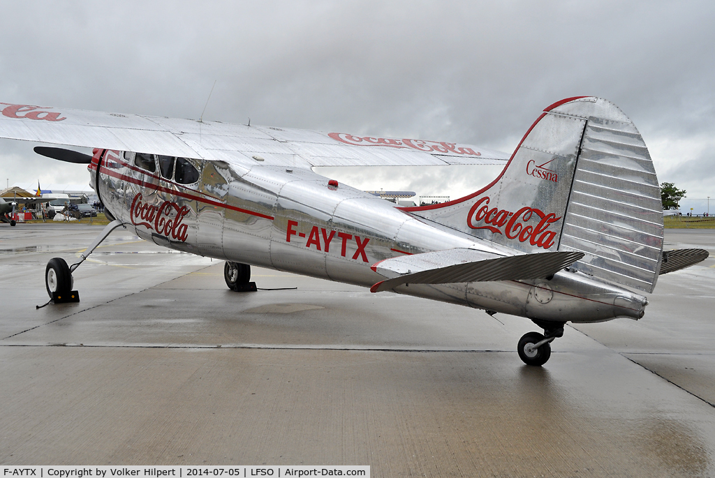 F-AYTX, 1950 Cessna 195 C/N 7496, at Nancy