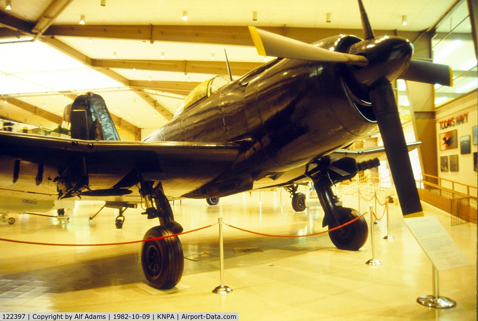 122397, 1947 Martin AM-1 Mauler C/N Not found 122397, At the National Naval Aviation Museum, Pensacola, Florida in 1982.