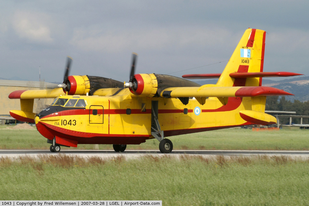 1043, Canadair CL-215-II (CL-215-1A10) C/N 1043, GREEK AF