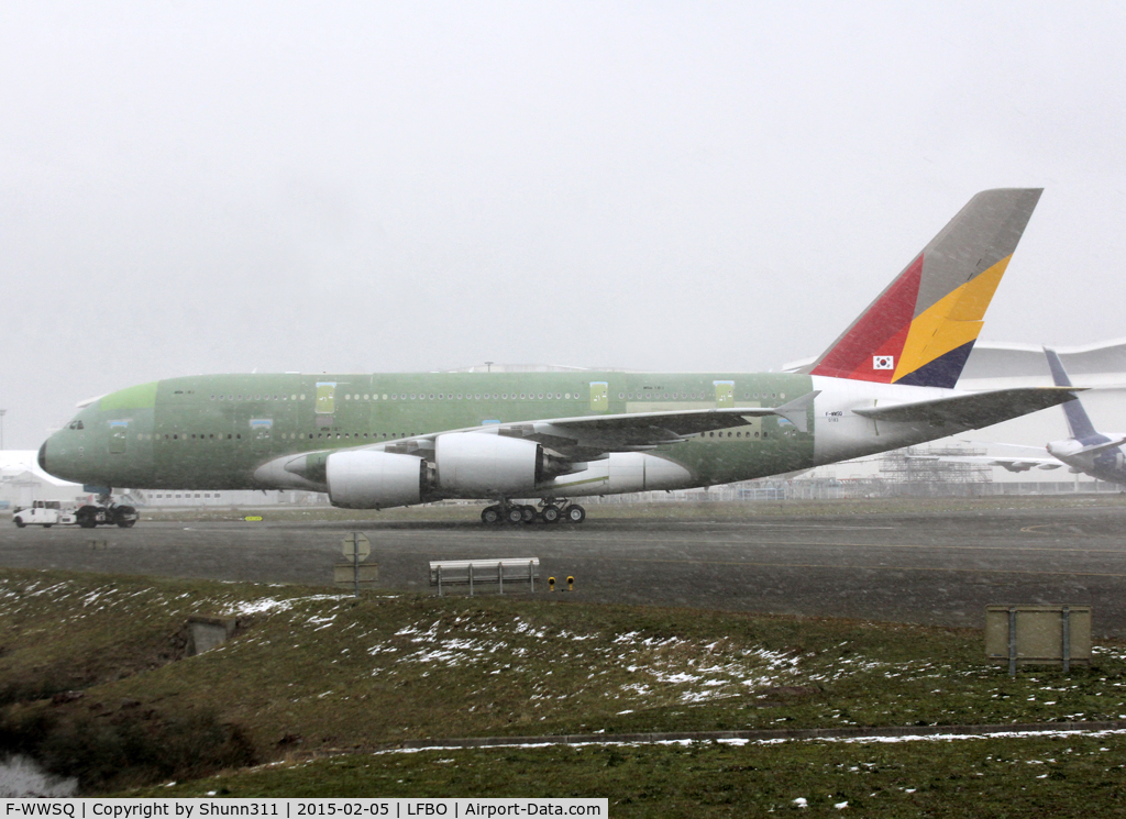 F-WWSQ, 2015 Airbus A380-841 C/N 0183, C/n 0183 - For Asiana Airlines