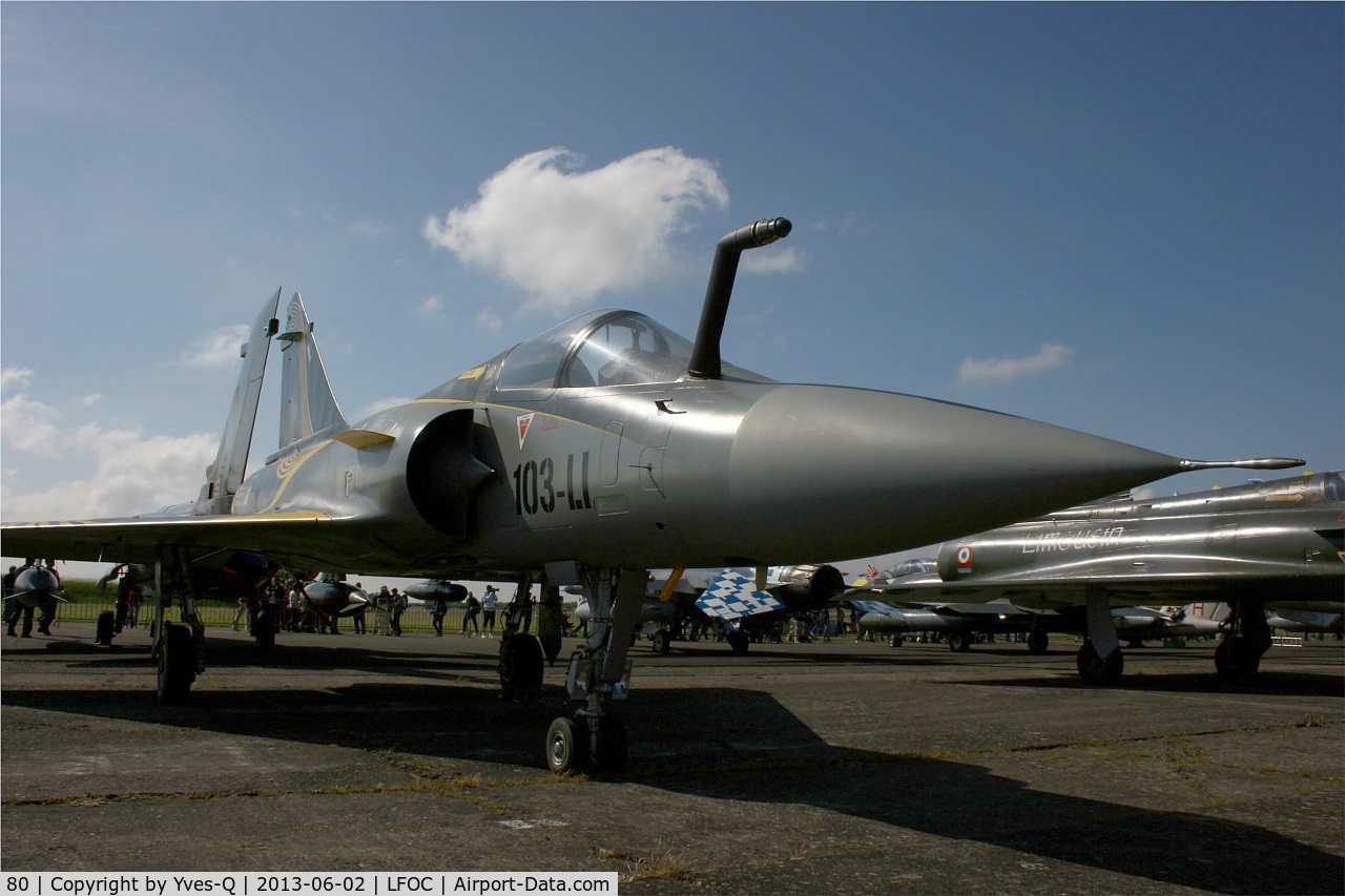 80, Dassault Mirage 2000C C/N 322, Dassault Mirage 2000C (103-LI), Static display, Châteaudun Air Base 279 (LFOC) Open day 2013
