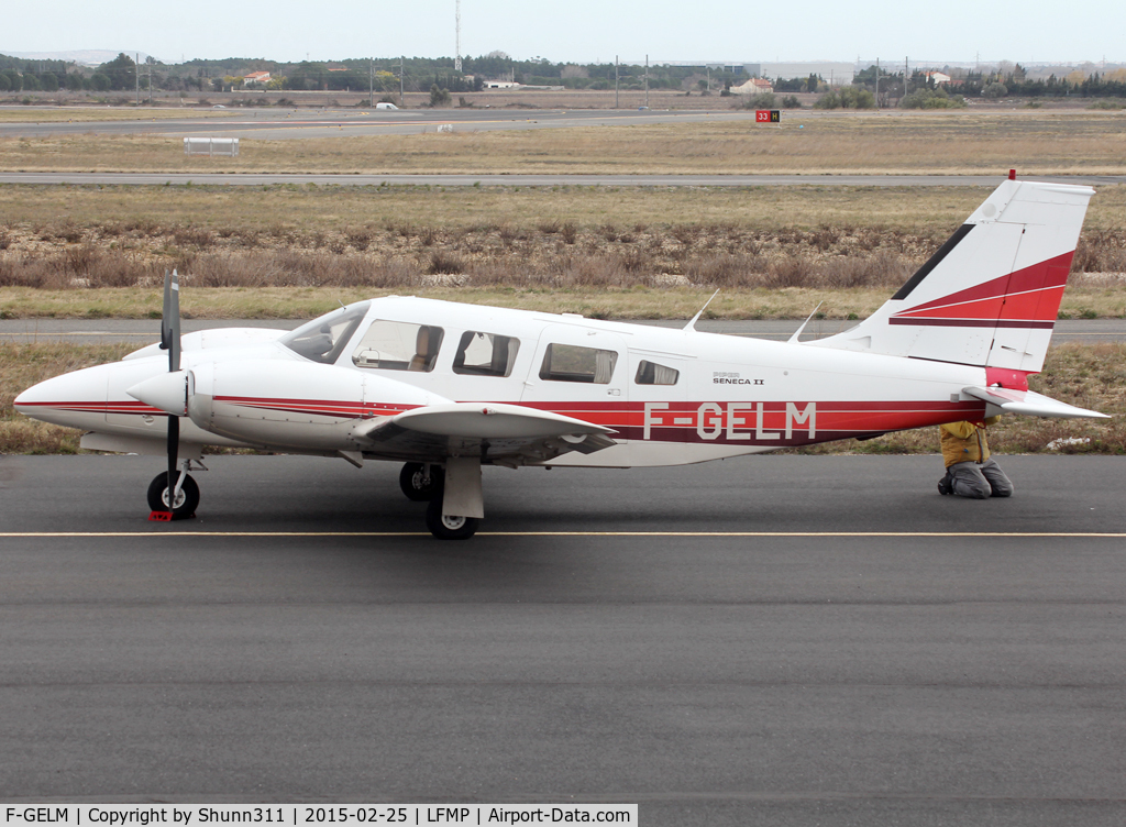 F-GELM, Piper PA-34-200T C/N 34-7870040, Parked at the Airclub...
