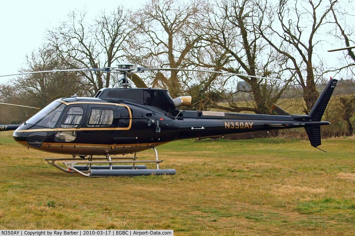 N350AY, 2007 Eurocopter AS-350B-3 Ecureuil Ecureuil C/N 4267, Eurocopter AS.350B3 Astar [4267] Cheltenham Racecourse~G 17/03/2010