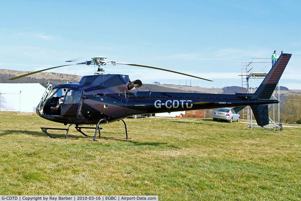 G-CDTD, 2005 Eurocopter AS-350B-2 Ecureuil Ecureuil C/N 9072, Eurocopter AS.350B2 Ecureuil [9072] Cheltenham Racecourse~G 16/03/2010