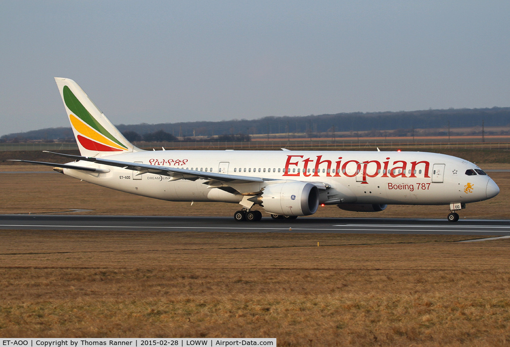 ET-AOO, 2012 Boeing 787-8 Dreamliner C/N 34743, Ethiopian