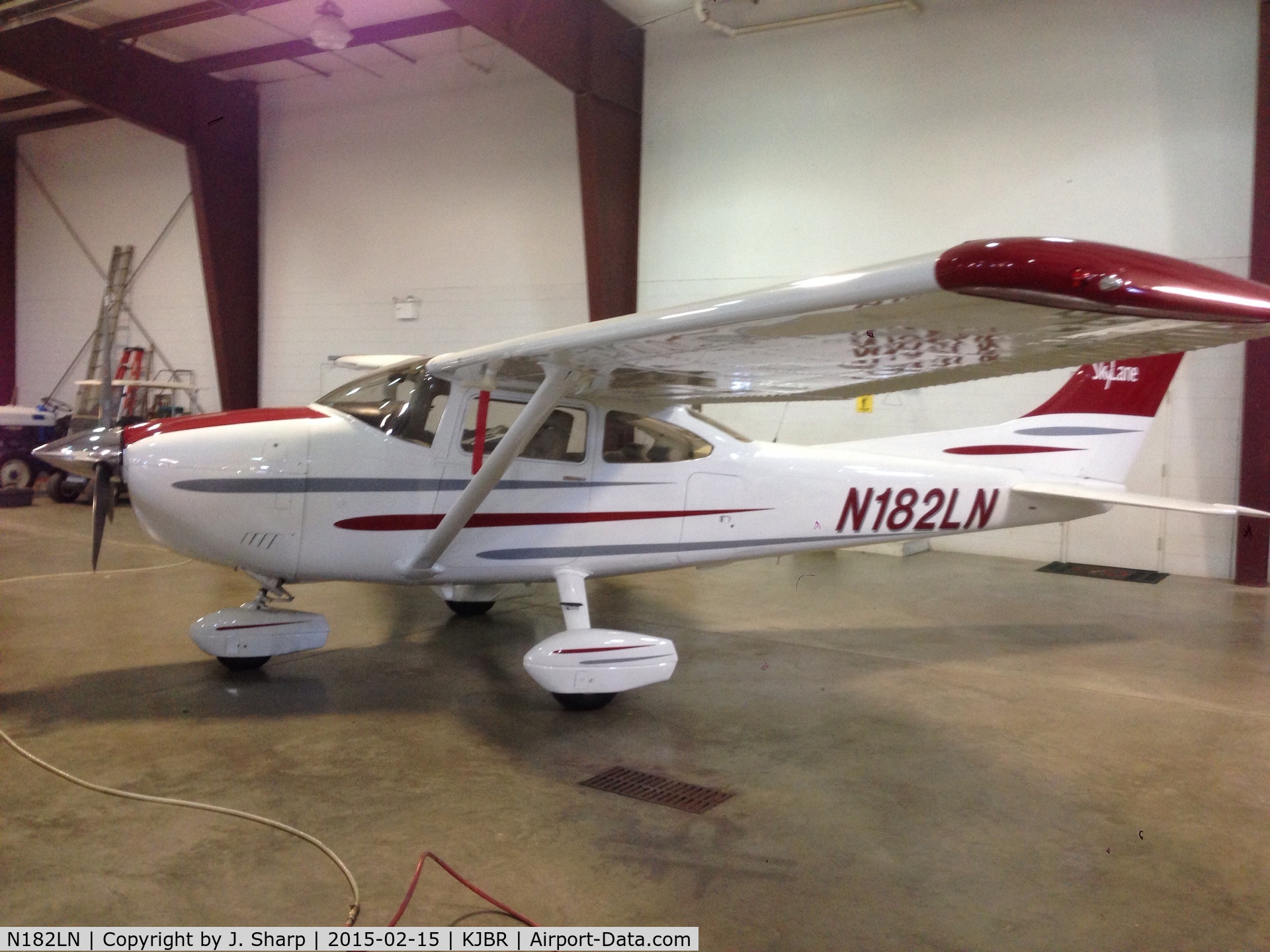 N182LN, 1976 Cessna 182P Skylane C/N 18265048, N182LN in the Sharp Aviation Hangar at KJBR