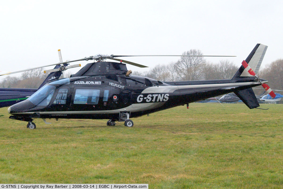 G-STNS, 1985 Agusta A-109A-2 C/N 7324, Agusta A-109A-II [7324] Cheltenham~G 14/03/2008