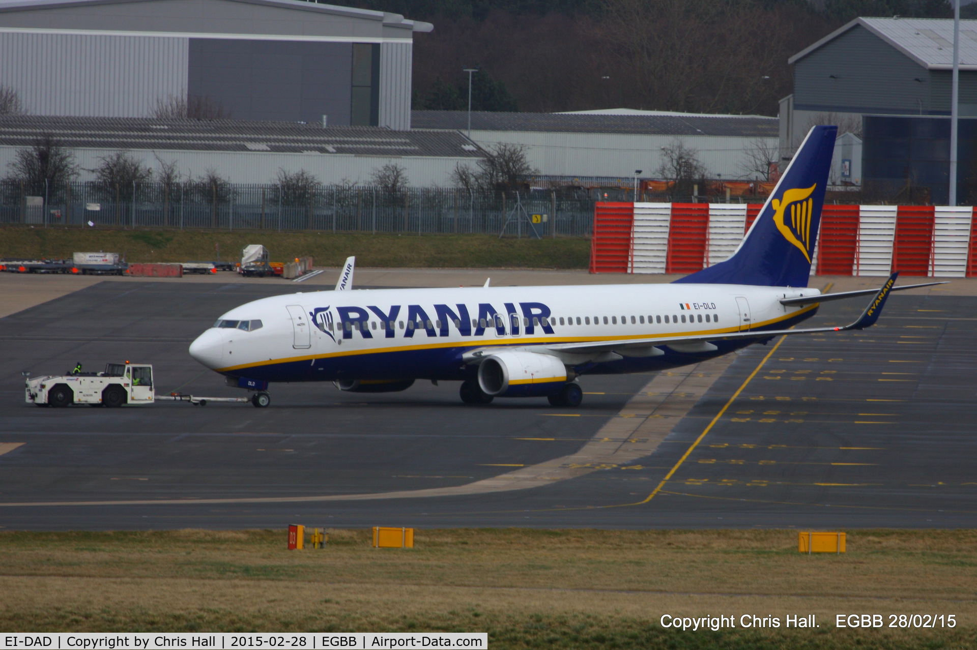 EI-DAD, 2002 Boeing 737-8AS C/N 33544, Ryanair