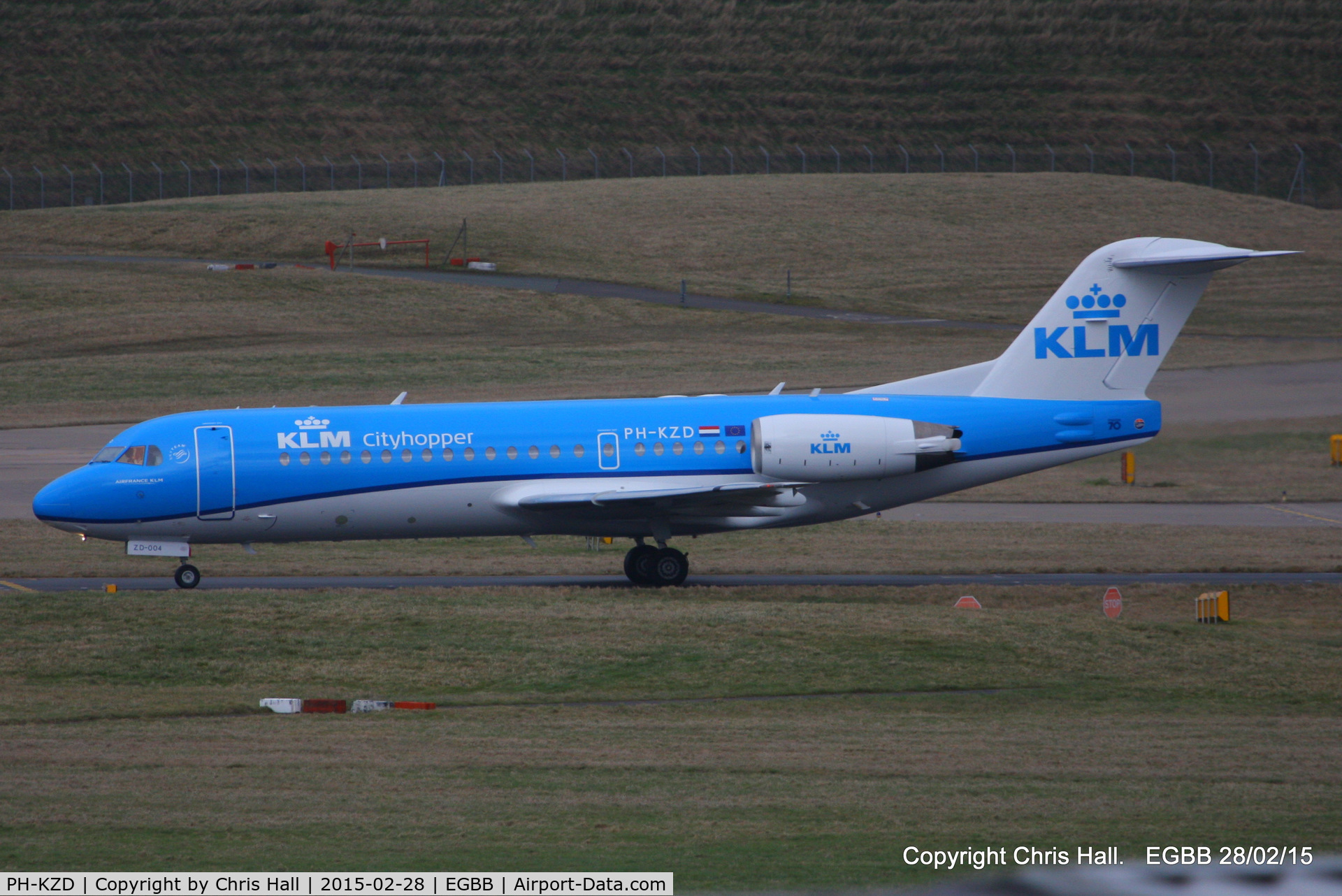 PH-KZD, 1997 Fokker 70 (F-28-0070) C/N 11582, KLM Cityhopper