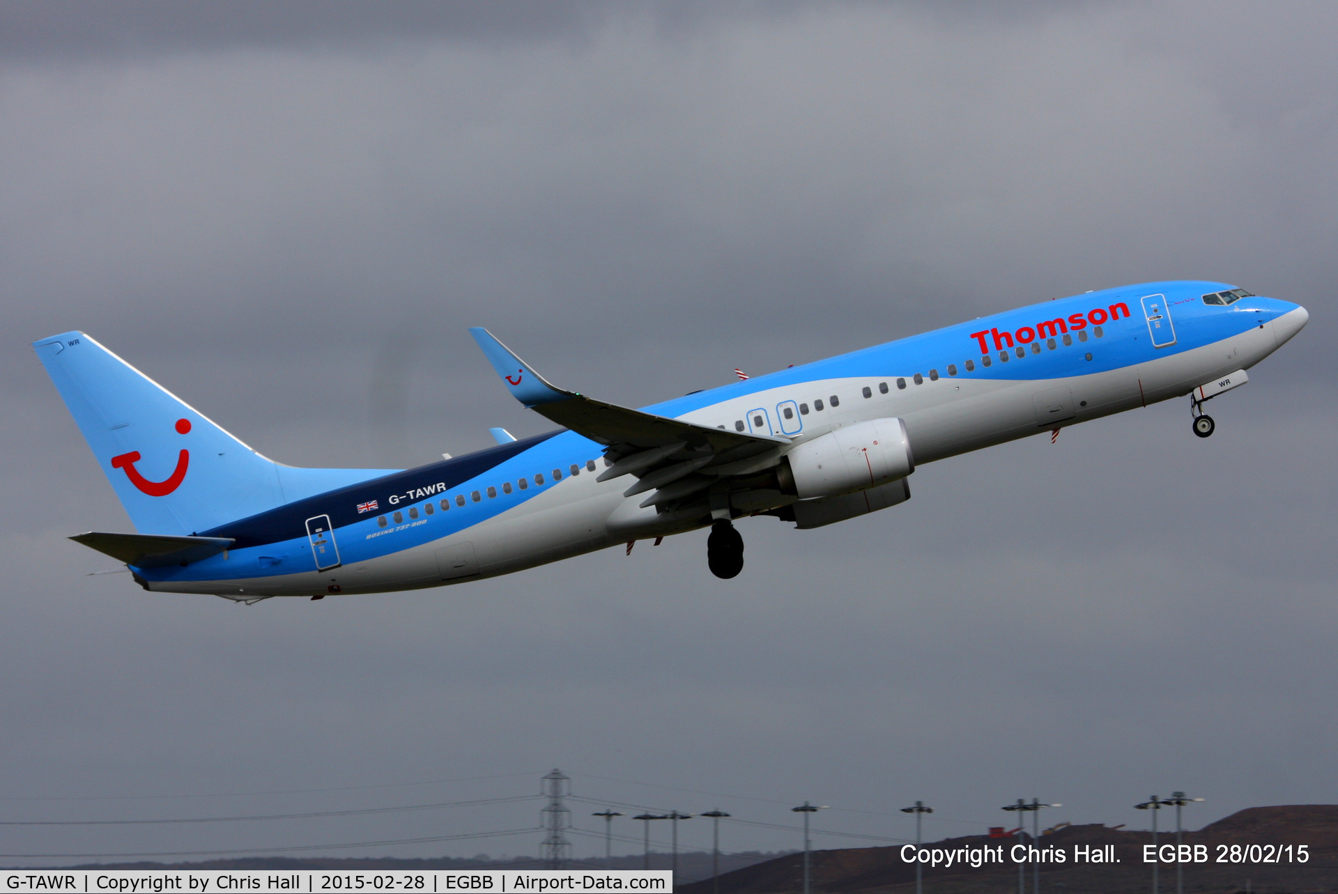 G-TAWR, 2013 Boeing 737-8K5 C/N 37256, Thomson