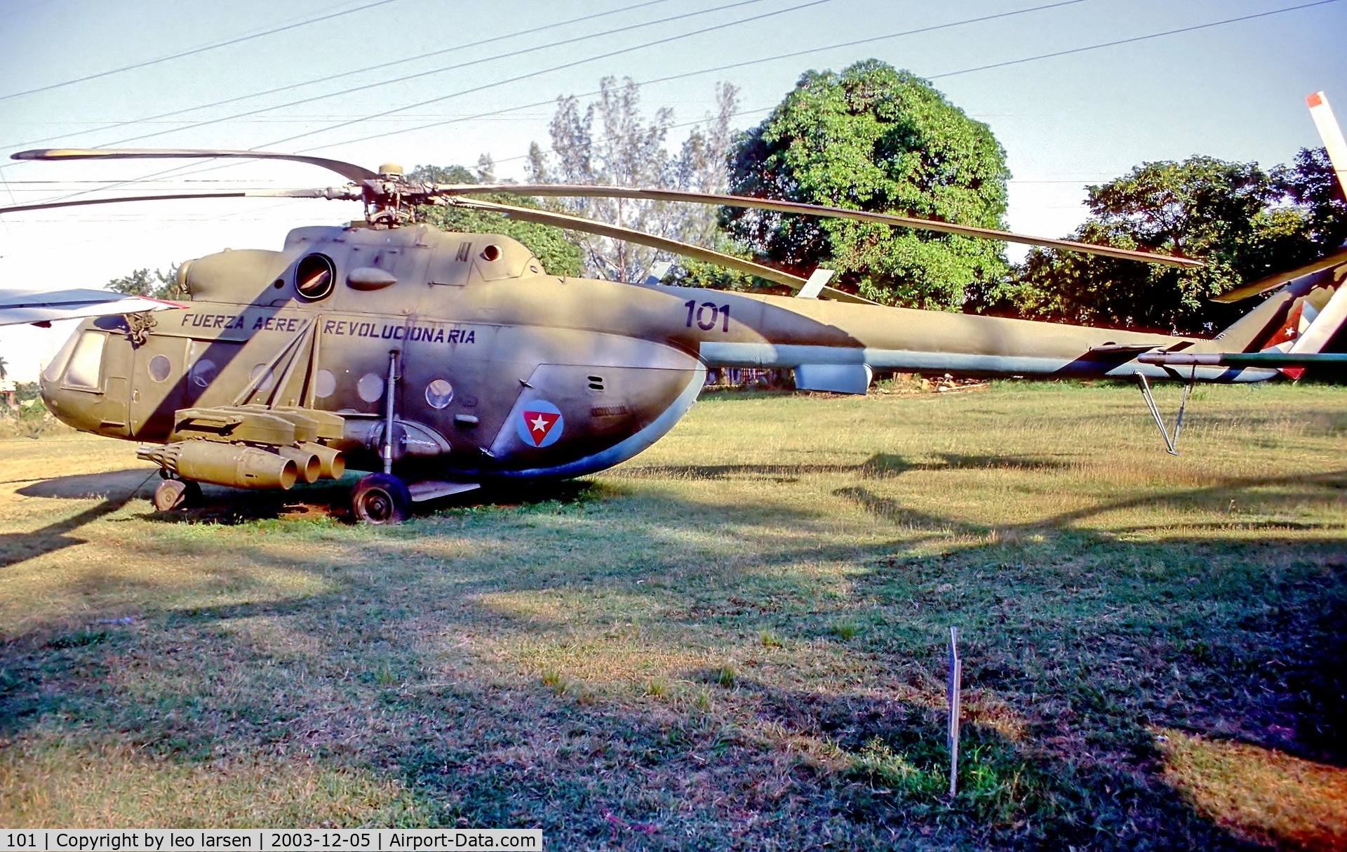 101, Mil Mi-17 Hip C/N 407M01, Museo del Aire Havana 5.12.03