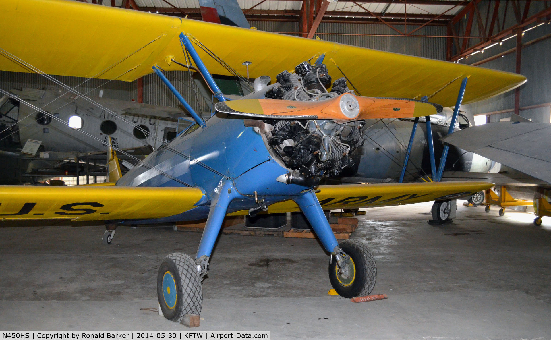 N450HS, 1942 Boeing E75 C/N 75-3876, Aircraft 043 at the Vintage Flight Museum