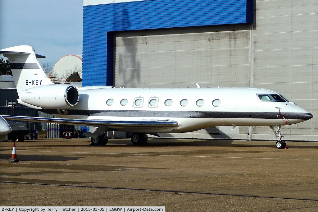 B-KEY, 2014 Gulfstream Aerospace G650 (G-VI) C/N 6098, 2014 Gulfstream Aerospace G650, c/n: 6098 at Luton