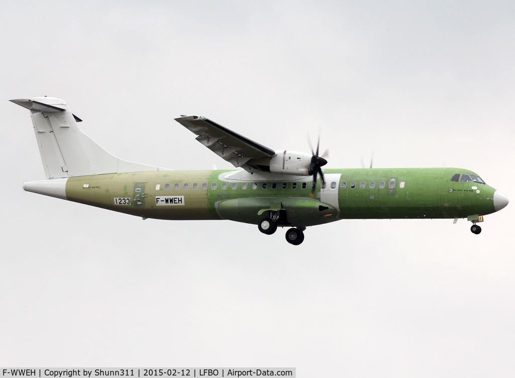 F-WWEH, 2015 ATR 72-600 C/N 1233, C/n 1233 - For AZUL Linhas Aereas