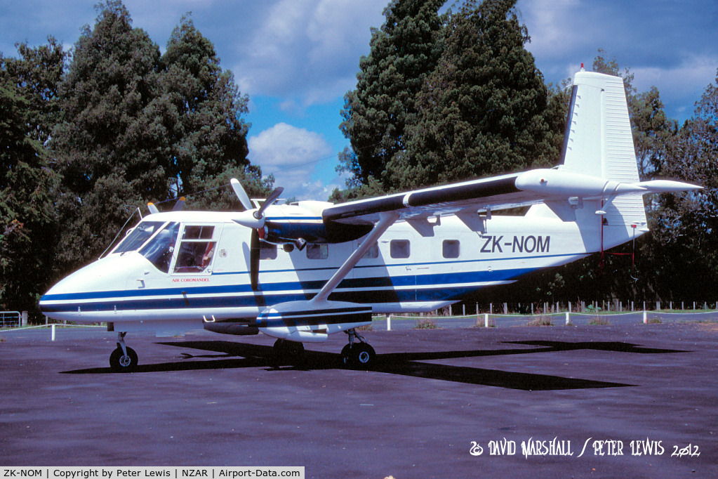 ZK-NOM, GAF N22B Nomad C/N N22B-4, Hibscus Air Services Ltd., Auckland