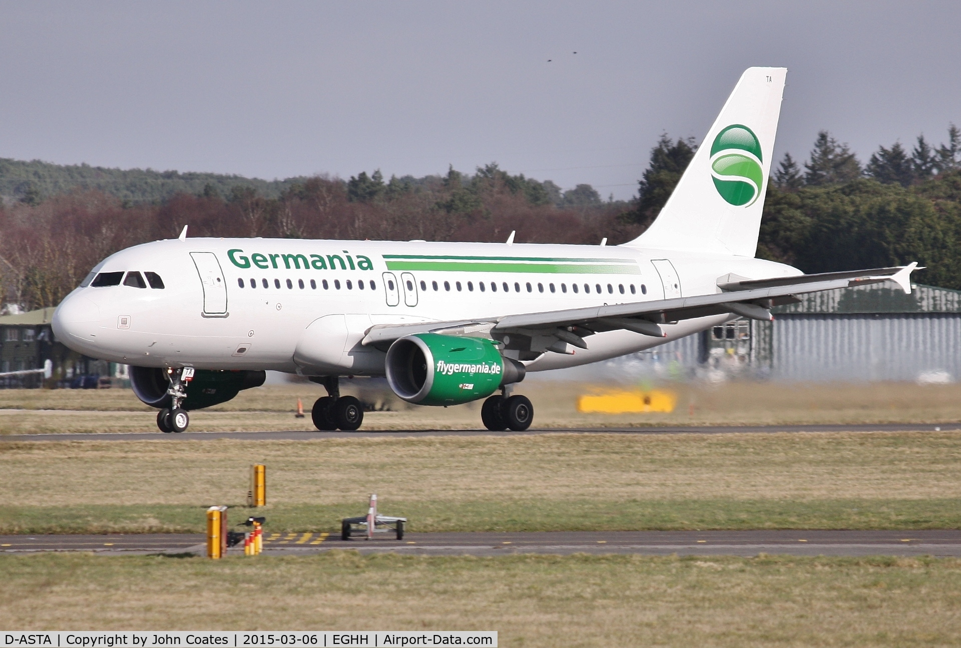 D-ASTA, 2011 Airbus A319-112 C/N 4663, Back in Germania livery